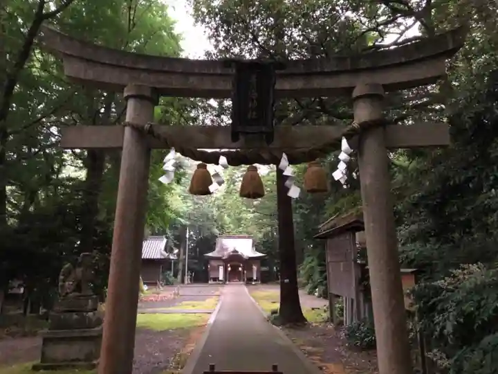 青海神社の鳥居