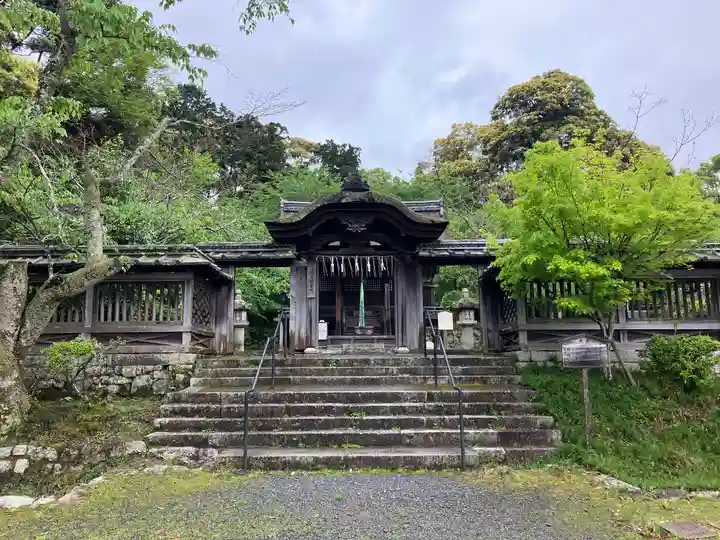 新羅善神堂(三井寺園城寺飛地境内・北院鎮守社)の山門・神門