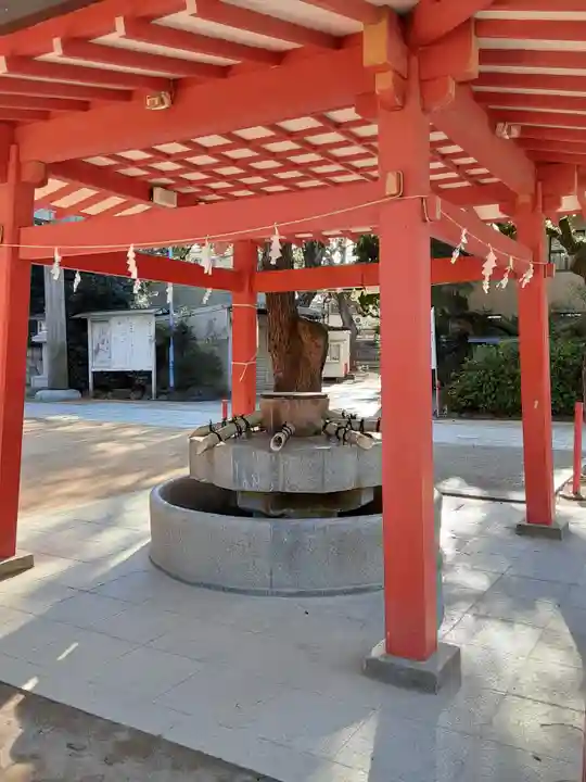 長田神社の手水舎