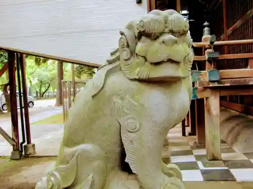 川口神社の狛犬