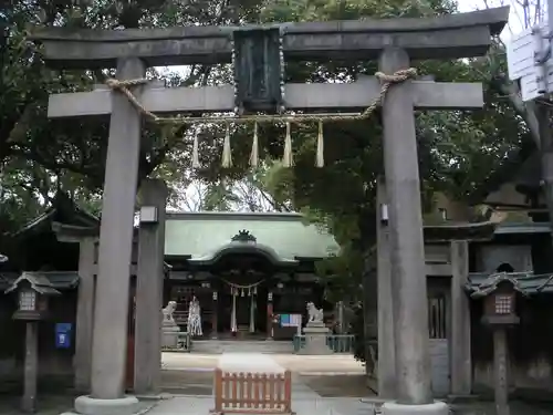 海老江八坂神社の鳥居