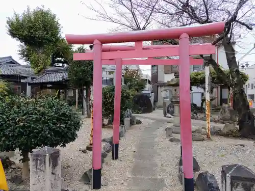 大浜弁財天神社(山稲荷社)の鳥居