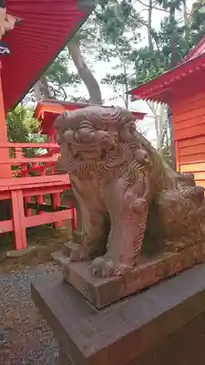 白銀神社の狛犬