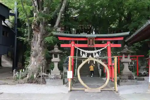 山名八幡宮の鳥居