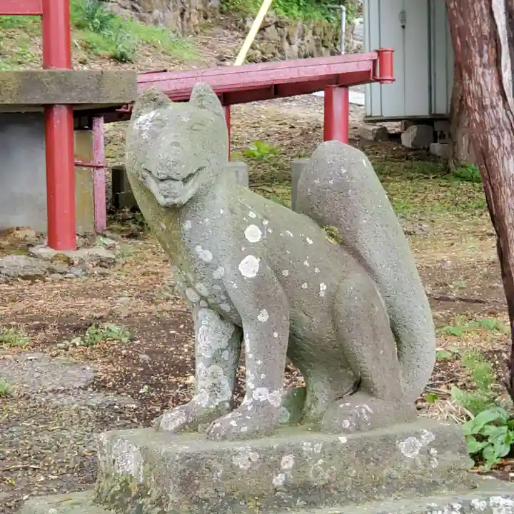 古部稲荷神社の狛犬