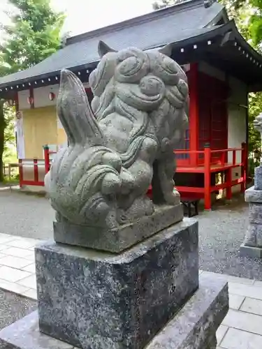 南大沢八幡神社の狛犬