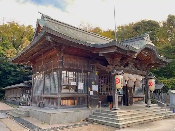 賣豆紀神社の本殿・本堂