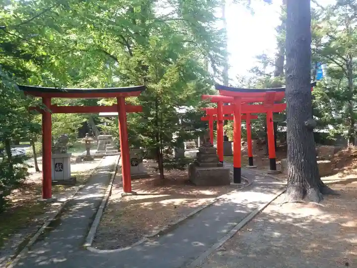 富良野神社の鳥居