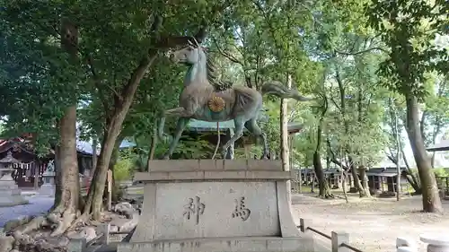 清洲山王宮　日吉神社の狛犬