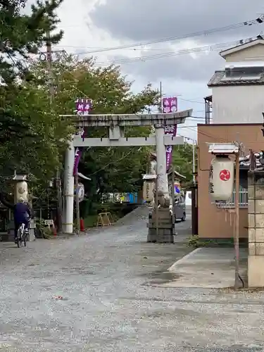 金井戸神社の鳥居