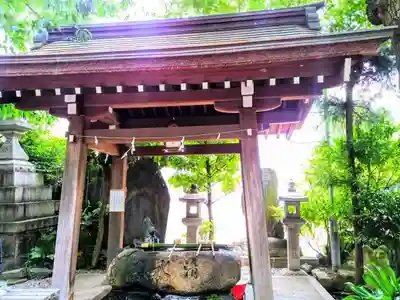 洲嵜神社の手水舎