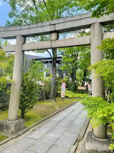 溝口神社の鳥居