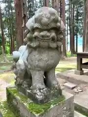 城川神社の狛犬