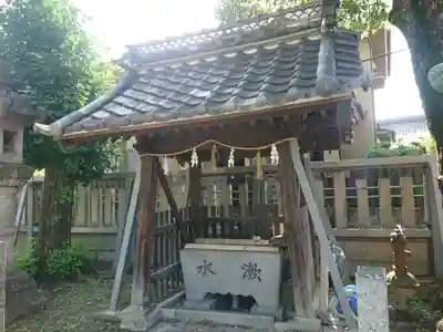 八幡社（枇杷島八幡社）の手水舎