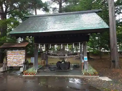 富良野神社の手水