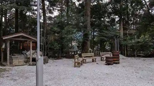 池川神社の庭園