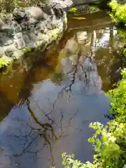 天祖諏訪神社の庭園