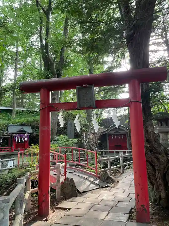 白石神社の鳥居