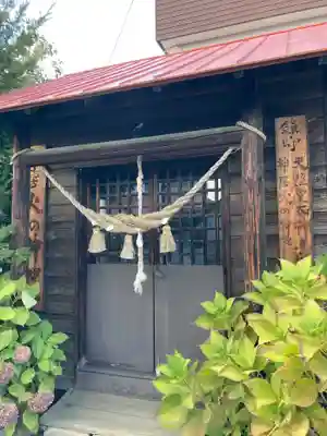 神居火の神社の本殿・本堂