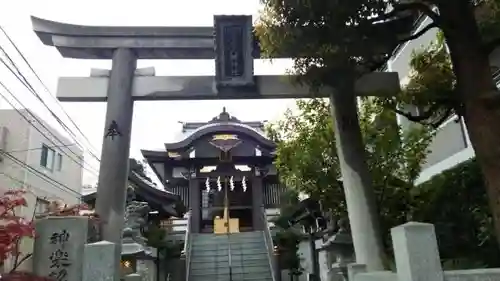 神楽坂若宮八幡神社の本殿