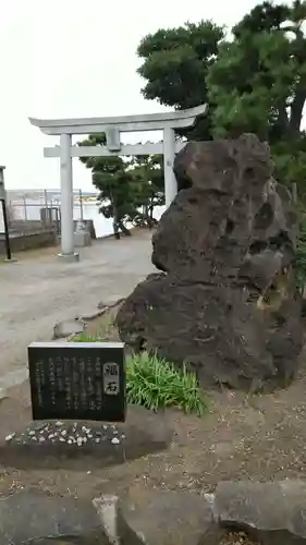 琵琶島神社の鳥居