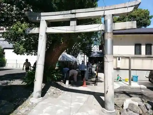 千勝浅間神社の鳥居