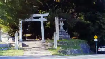 比佐豆知菅原神社の鳥居