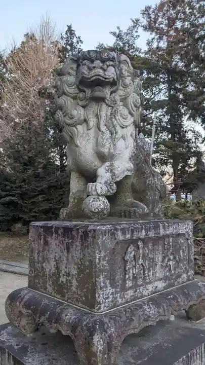 大毛神社(大毛五百入塚)の狛犬