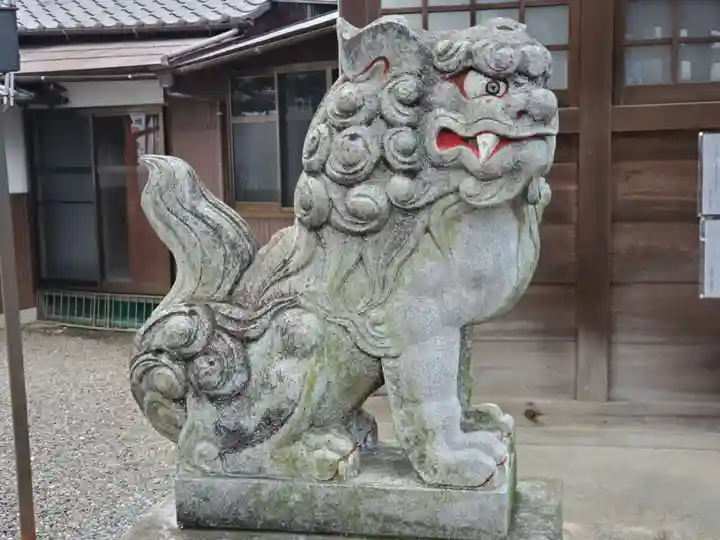 物部神社の狛犬