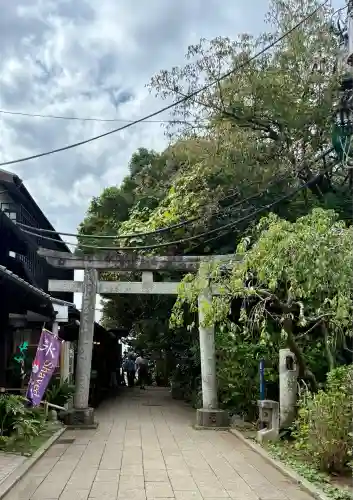 江島神社の鳥居