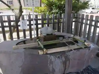 白旗神社の手水舎