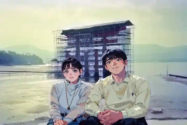 厳島神社の山門・神門