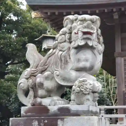 須受八幡宮の狛犬