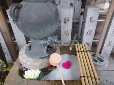露天神社（お初天神）の手水舎