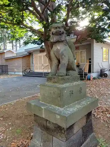 大谷地神社の狛犬