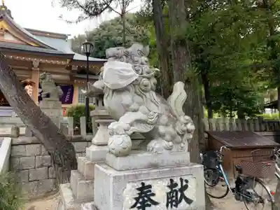 高牟神社(高針)の狛犬