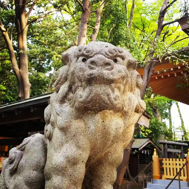 小金井神社の狛犬