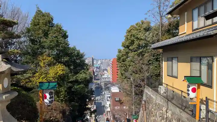 伊佐爾波神社の景色