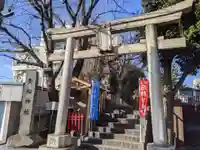 品川貴船神社の鳥居