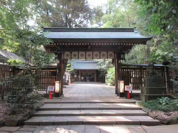 駒木諏訪神社の山門・神門