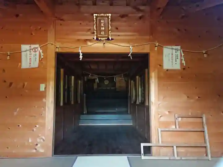 松尾神社の本殿・本堂