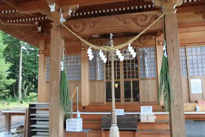 阿久津「田村神社」(郡山市阿久津町)旧社名:伊豆箱根三嶋三社の本殿・本堂