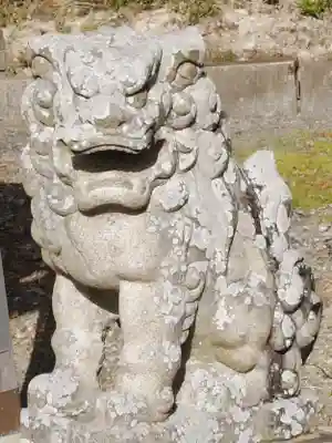 下水神社の狛犬