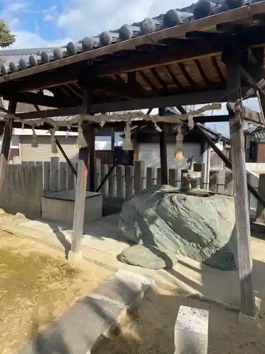 波多神社の手水