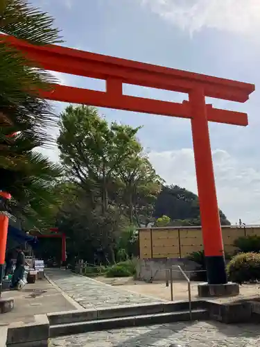 淡嶋神社の鳥居