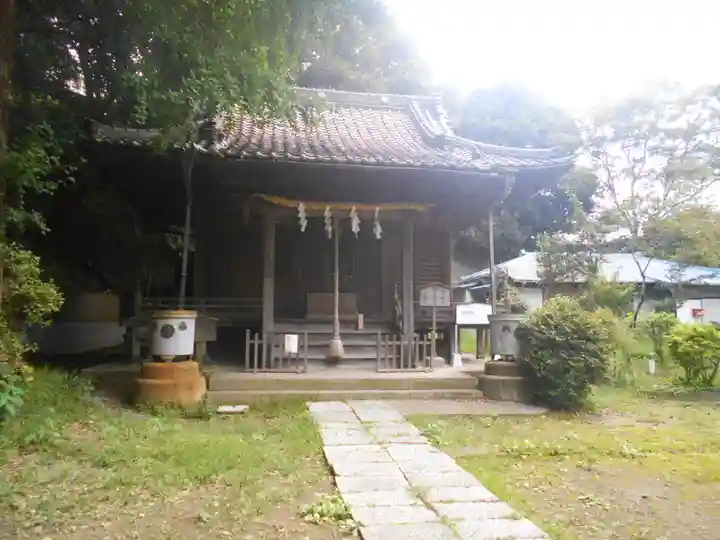 中里神社の本殿・本堂