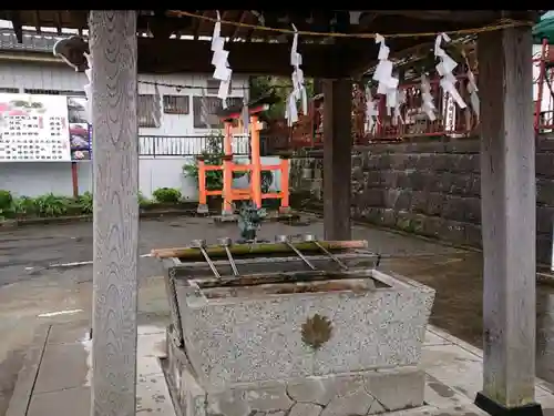 武蔵第六天神社の手水