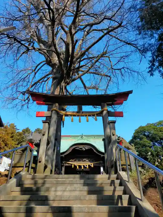 下総国三山 二宮神社の鳥居