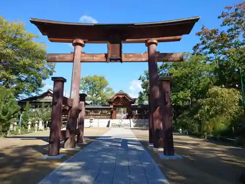 饒津神社の鳥居