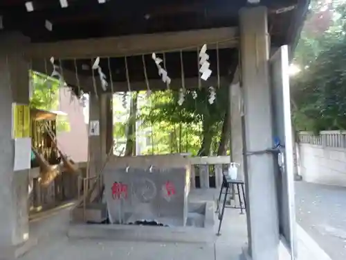 幡ケ谷氷川神社の手水舎